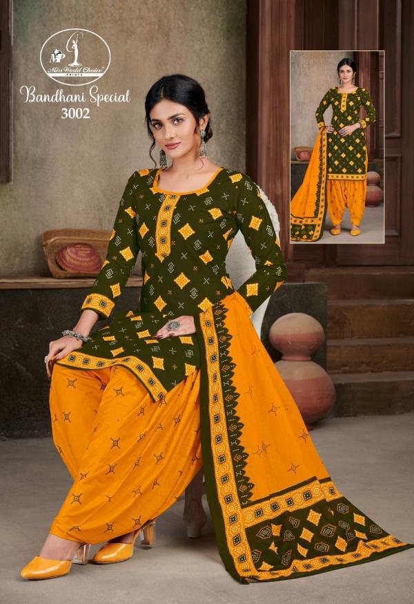 Miss World Bandhani Special Vol-31 Cotton Dress Material